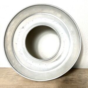 Vintage Aluminum Ring Mold 8.5" Gelatin Jell-O Ice‎ Salad Mold Unbranded USA
